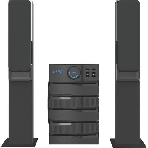 Global Star Bluetooth Speaker Home Theater Multispeaker System GS-8912 2.1 - Black