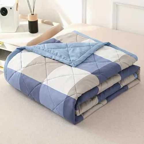 Grace Foam 5*6 Light Weight Quilted Duvet - SQ7 - Multicolored(Design may Vary)