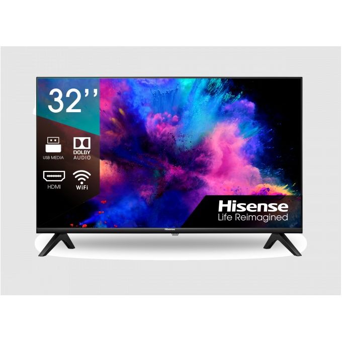 Hisense 32 Inch HD LED Digital Free To Air Frameless Tv – 3 YRS WRTY