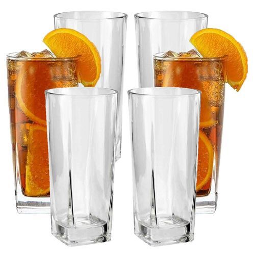 Sundabest Drinking Glasses 6 Pieces – Clear Glass