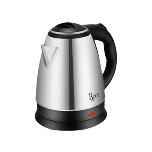 Roch 2 Litres Fast Boiling Percolator / Electric Kettle - Silver & Black
