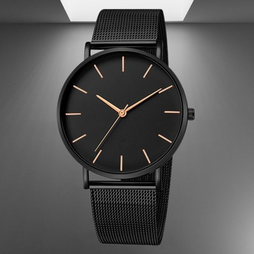 Mesh Belt Ultra-thin Wrist Watches