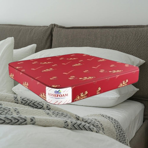 Rosefoam 3*4 Deluxe Mattress 4 Inches - Red