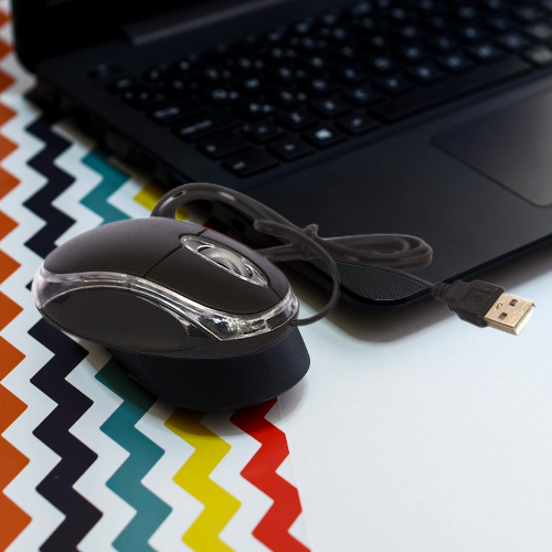 Optical Wheel Mouse - Black