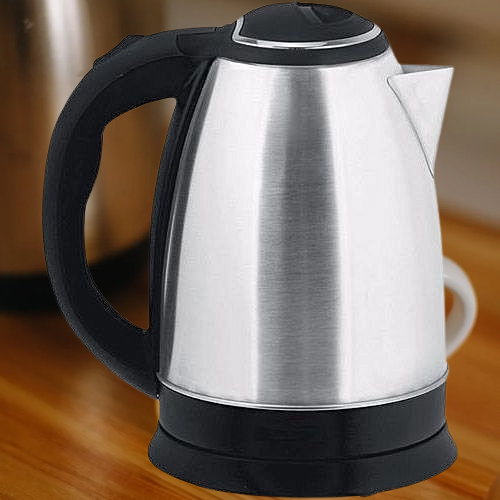 Scarlett Electric Kettle Fast Boiling Percolator, 2 Litres - Silver,Black