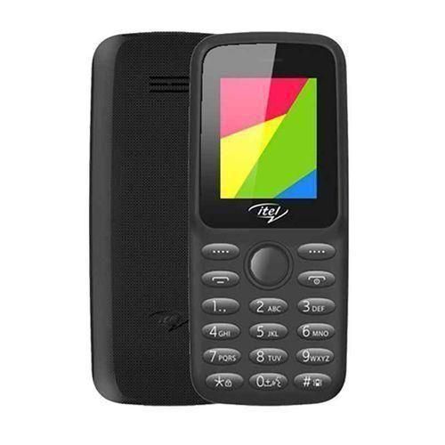 Itel 2163 Dual SIM 1.8inch 32MB ROM, 32MB RAM 1000mAh – Black Small Button Phone