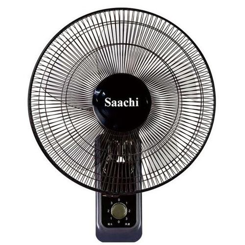 Saachi 3 Speed Wall Fan - Black