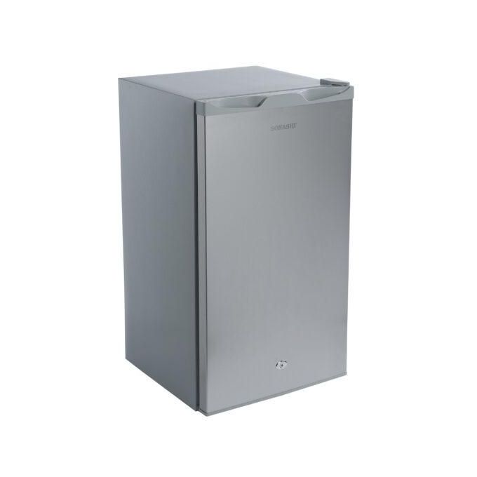 Sonashi Mini Refrigerator Single Door With Freezing Compartment Good For Hostels And Labaratories - Silver.