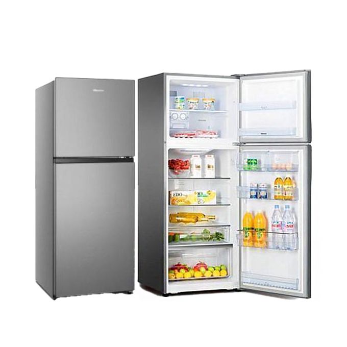 Hisense 160 Liters Double Door Fridge (Defrost) RD-16DR - Silver 3Yrs Wrnty