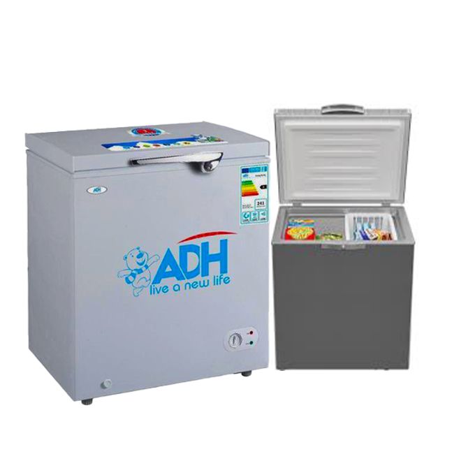 ADH 180 Litres Defrost Deep/Chest Freezer(Sliding Door) - Grey